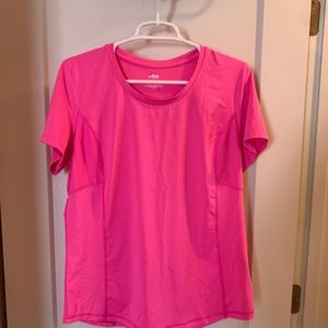 Fila Neon Pink Running T-Shirt, Large